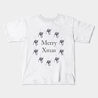 Santa Claus Reindeer Kids T-Shirt